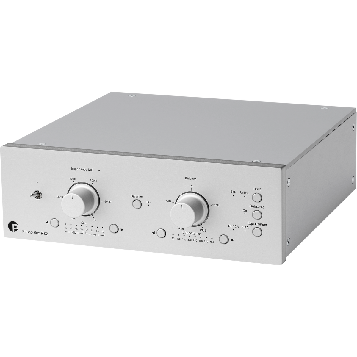 Pro-Ject Phono Box RS2 i sølv
