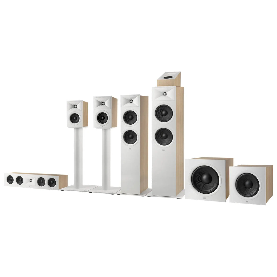 JBL Stage 2 – høyttalere for stereo og hjemmekino