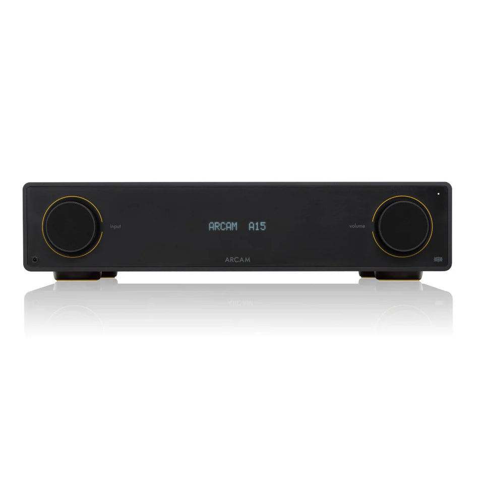 Arcam A15 integrert forsterker, front