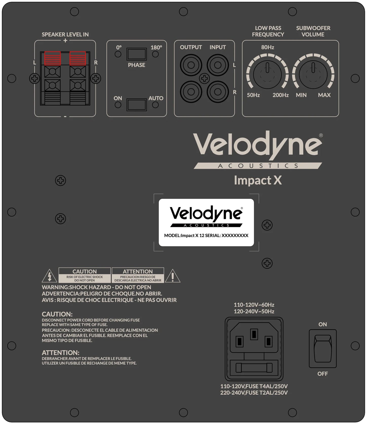 Velodyne Impact X 10