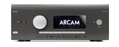 Arcam AVR11 hjemmekinoreceiver sett forfra
