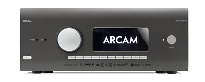 Arcam AVR21 hjemmekinoreceiver sett forfra