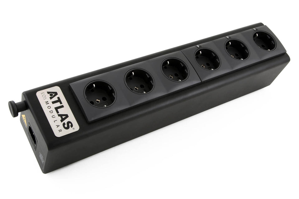 Atlas Eos 4.0em Modular strømfordeler med Schuko-kontakter