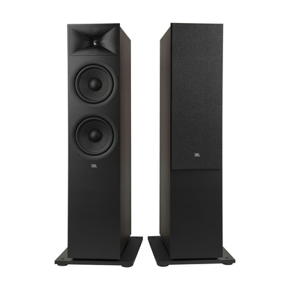 JBL Stage 280F i Espresso, produsentens høyttalerpar