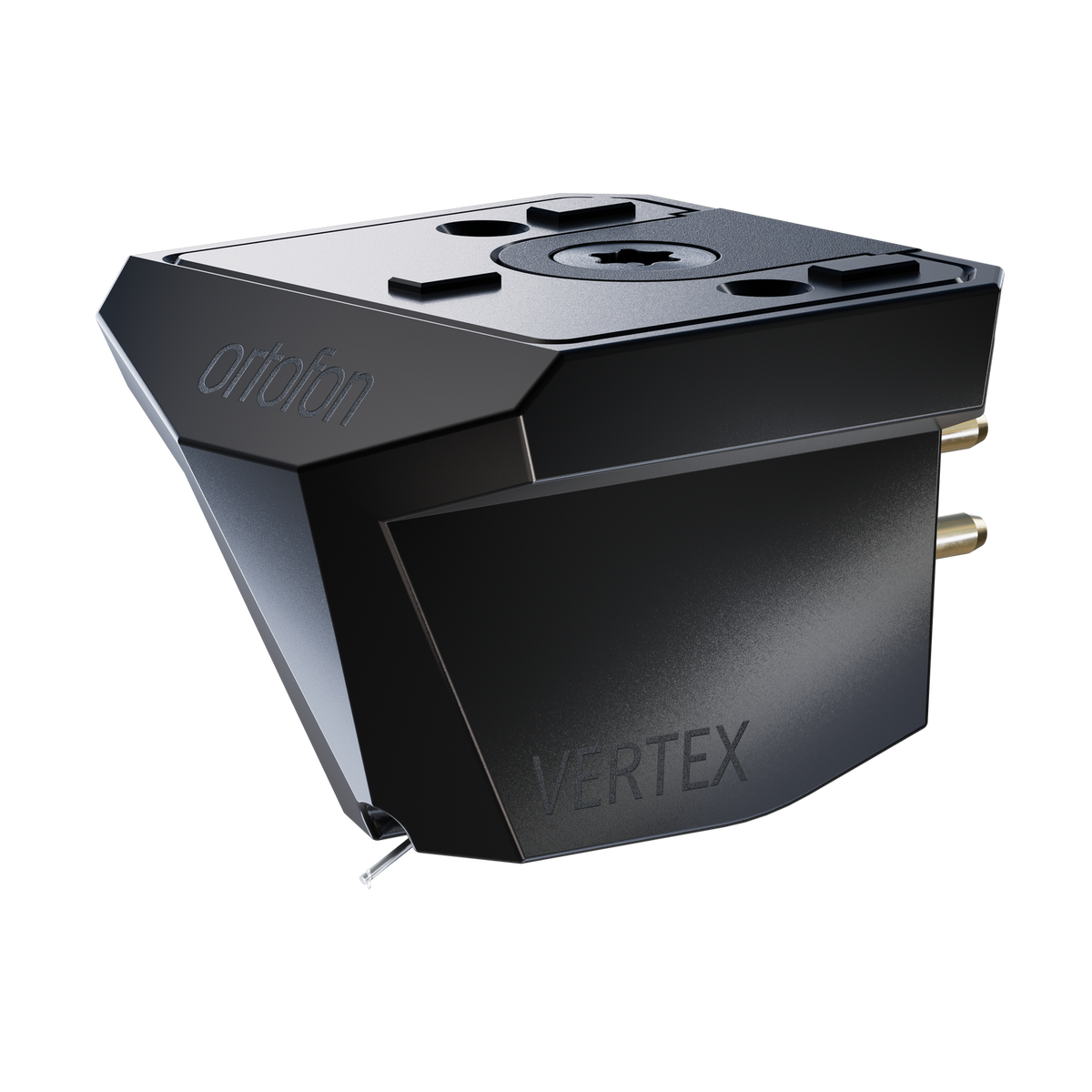 Ortofon MC Vertex MC-pickup sett skrått ovenfra