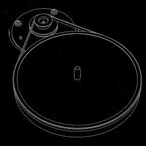 Pro-Ject Debut PRO S Balanced aluminium-subtallerken