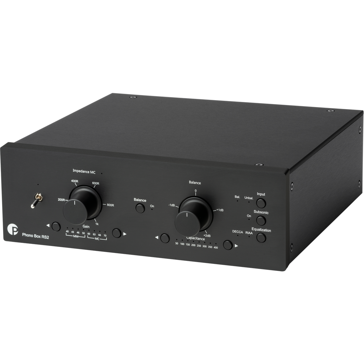 Pro-Ject Phono Box RS2 i sort