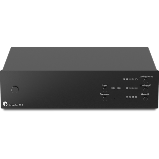 Pro-Ject Phono Box S3 B i sort