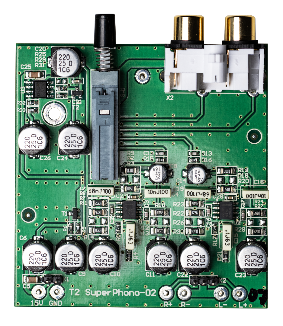 Pro-Ject T2 Super Phono innebygd RIAA