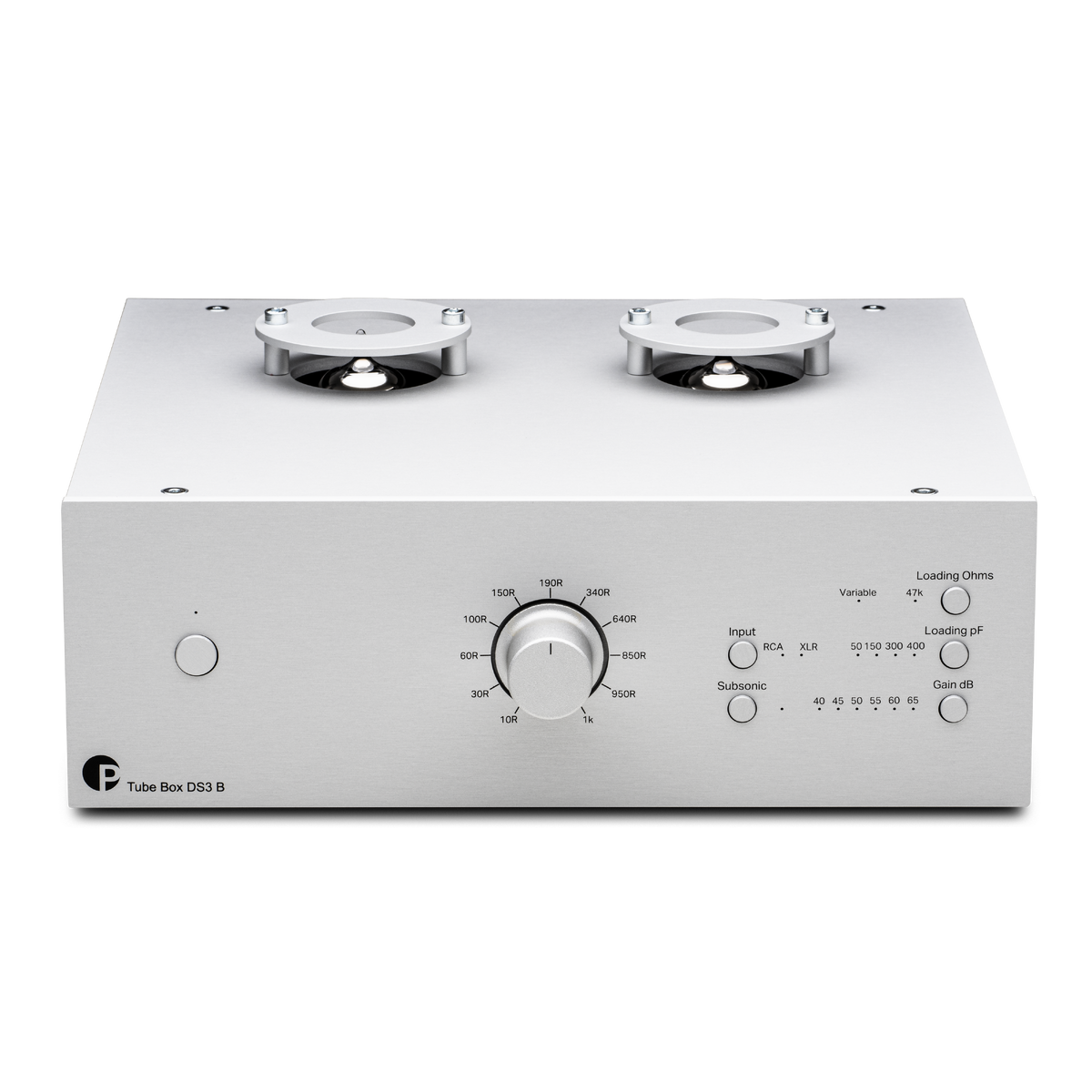 Pro-Ject Tube Box DS3 B i sølv