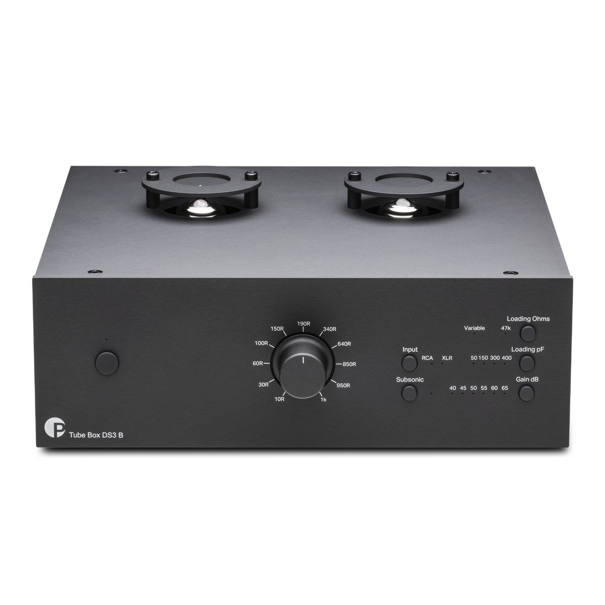 Pro-Ject Tube Box DS3 B i sort
