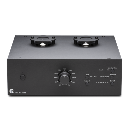 Pro-Ject Tube Box DS3 B i sort