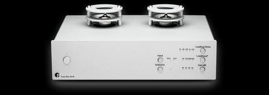 Pro-Ject Tube Box S3 B sort balansert RIAA-trinn med rør