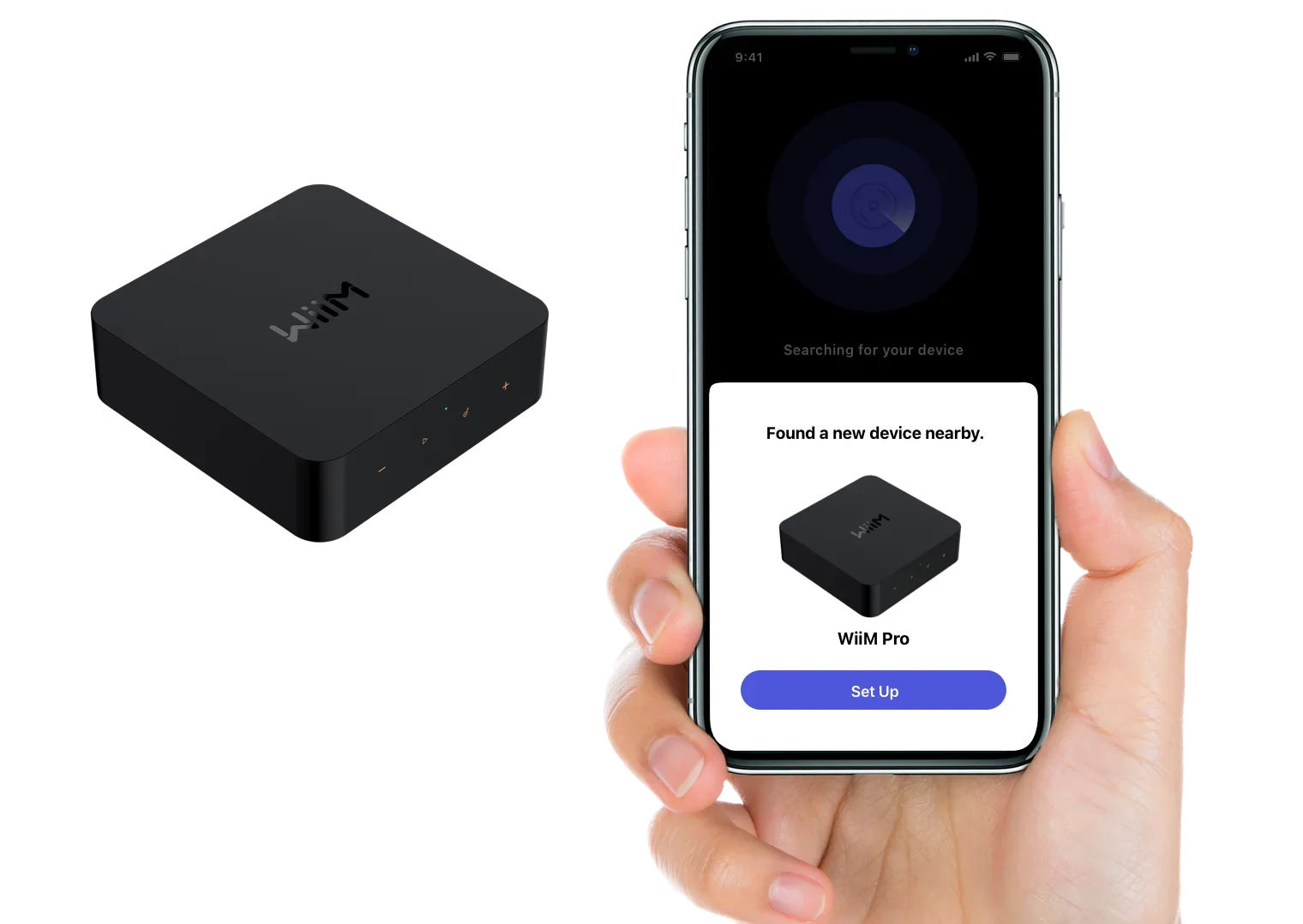 WiiM Pro Plus med WiiM Home-app for enkelt oppsett
