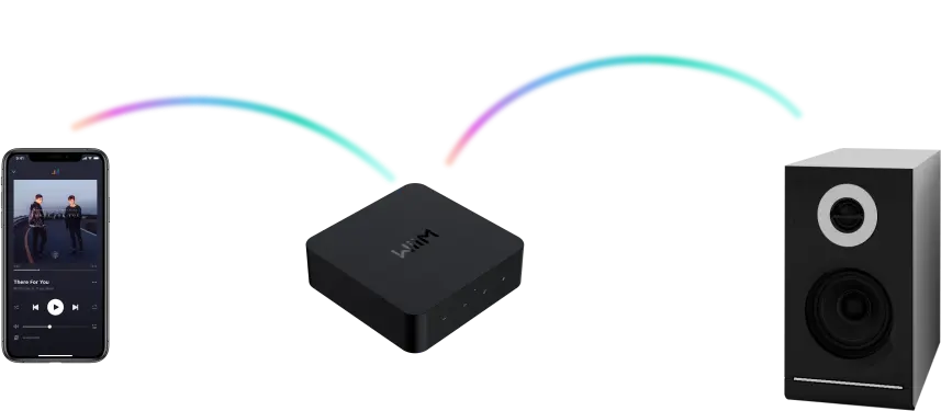 WiiM Pro Plus multirom og styring i WiiM Home-appen